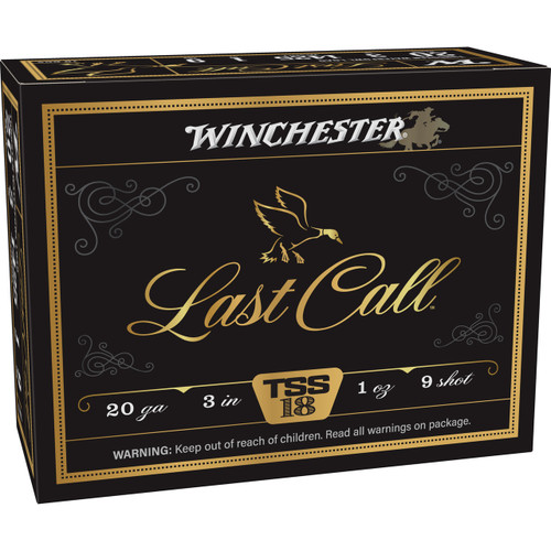 Winchester Last Call Waterfowl TSS 20 Gauge Ammo 3" #9 Tungsten Shot 1 oz Box of 10