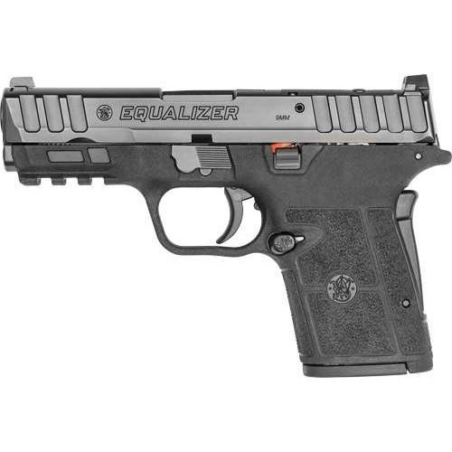 Smith & Wesson Equalizer 9mm Luger Pistol 3.675" Barrel 10+1 Round Black (No Thumb Safety, Optics Ready, Includes Maglula Uplula Speed Loader) Smith & Wesson Equalizer 9mm Luger Pistol 3.675" Barrel 10+1 Round Black (No Thumb Safety, Optics Ready, Includes Maglula Uplula Speed Loader)