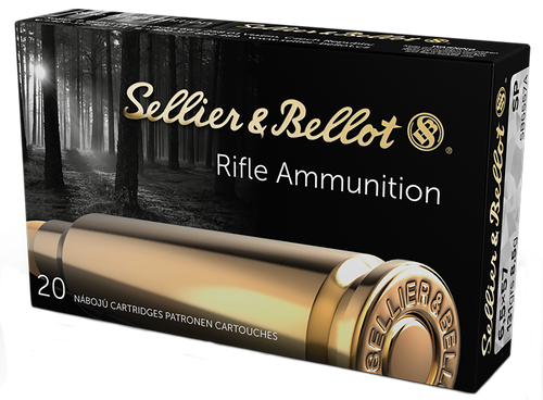 Sellier & Bellot 6.5x57mm Mauser Ammo 131 Grain Jacketed Soft Point Box of 20