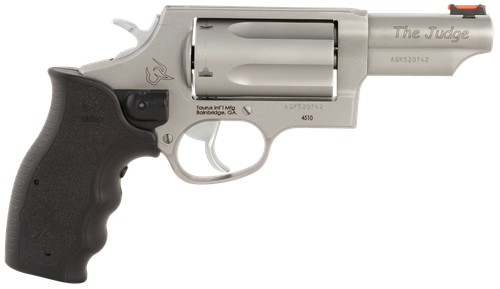 Taurus Judge Compact 45 Colt (Long Colt)/410 Bore Revolver 3" Stainless Steel Barrel 5 Round Viridian Laser