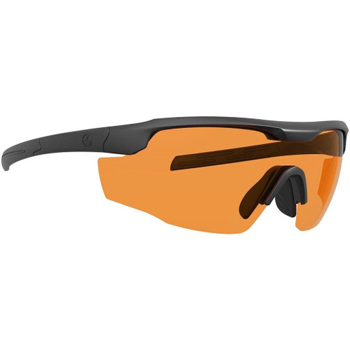 Leupold Sentinel Shooting Glasses Matte Black Frame/Orange Lens