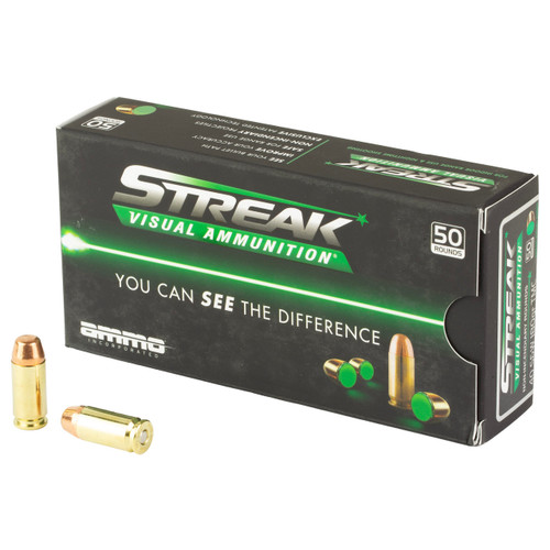 Streak 40 S&W 180 Grain Non-Incendiary Tracer Ammo 50 Rounds