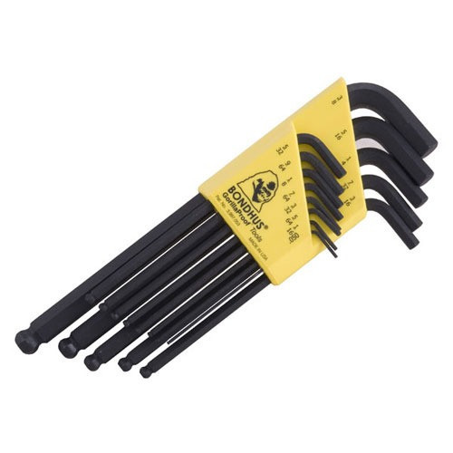 Bondhus Balldriver Hex Key L-Wrench Set 13-Piece .05-3/8