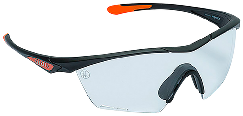 Beretta Clash Shooting Glasses Clear Lens Black Frame