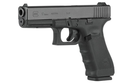 Glock 17 Gen4 9mm Luger Pistol 4.49" Barrel 17+1 Round Black