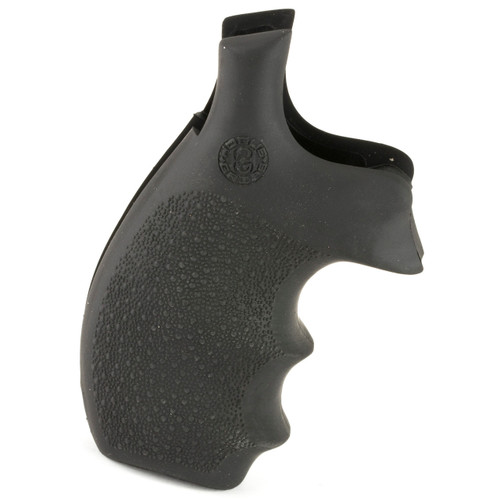 Hogue Bantam Grips S&W K or L Frame Round Butt Rubber Black