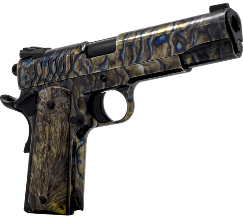 Breda/Dickinson DCKSN45FS Fireball 1911 45 ACP Pistol 5" Barrel 9+1 Round Black Steel Barrel, Aluminum Slide, Steel Frame, Wood Grip