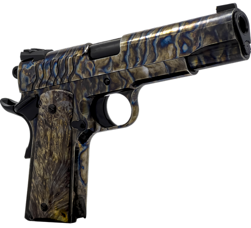 Breda/Dickinson DCKSN45FS Fireball 1911 45 ACP Pistol 5" Barrel 9+1 Round Black Steel Barrel, Aluminum Slide, Steel Frame, Wood Grip