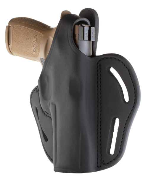 1791 Gunleather Thumb Break OWB Holster Right Hand Ruger Security 9, Sig Sauer P227, P225, P320 Leather Black