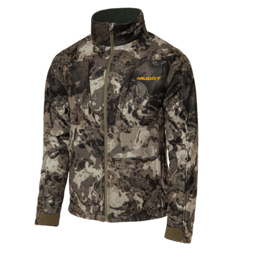 Muddy Outdoors Men's TRX Softshell Jacket Veil Canyon Gray 2XL
