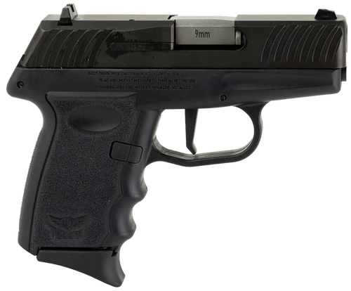 SCCY DVG-1 9mm Luger Pistol 3.1" Barrel 10+1 Round Black Slide Black Frame
