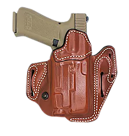 DeSantis Vengeance Scabbard OWB Holster Tan Leather Right Hand Sig P320C/P250C