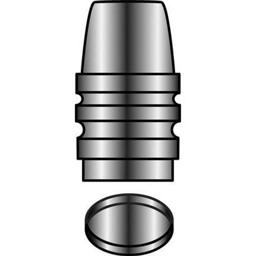 Lyman 2 Cavity Bullet Mold 429244 44 Special, 44 Remington Magnum (430 Diameter) 255 Grain Semi-Wadcutter Gas Check