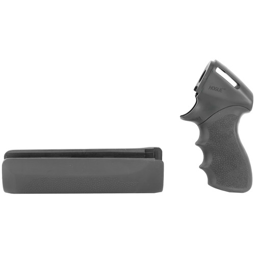 Hogue Rubber OverMolded Tamer Pistol Grip and Forend Remington 870 12 Gauge Synthetic Black
