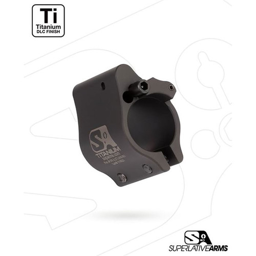 Superlative Arms AR-15 Clamp On Adjustable Gas Block 0.625 Inch Black Superlative Arms AR-15 Clamp On Adjustable Gas Block 0.625 Inch Black