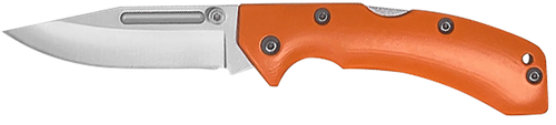 Accusharp 712C Folding Knife, Orange G10 Handle