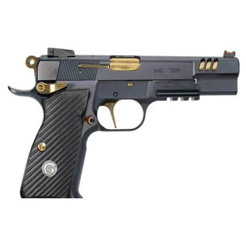 Girsan MCP35 9mm Luger Pistol 4.87" Barrel 15+1 Round Titanium Nitrate Finish Gold Barrel