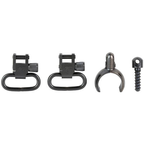 GrovTec Barrel Band Swivel Set .800-.850" Black