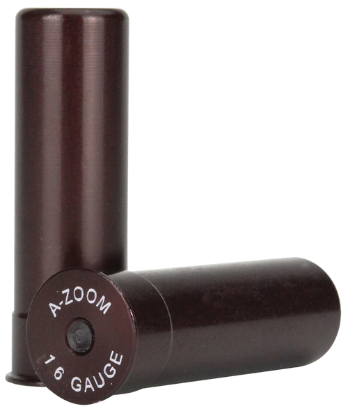 A-ZOOM Action Proving Dummy Round, Snap Cap 16 Gauge Aluminum 2PK