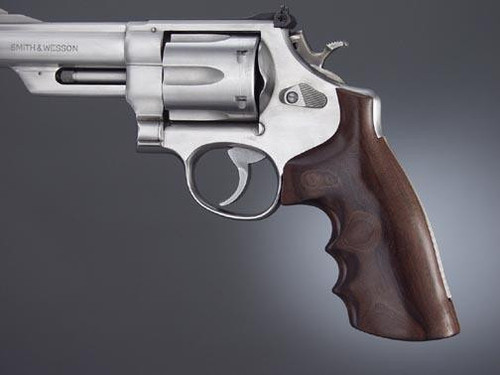 Hogue Grips Smith & Wesson N-Frame Square Butt Hardwood