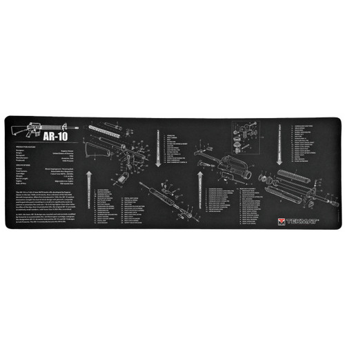 Tekmat Rifle Mat AR-10 Black