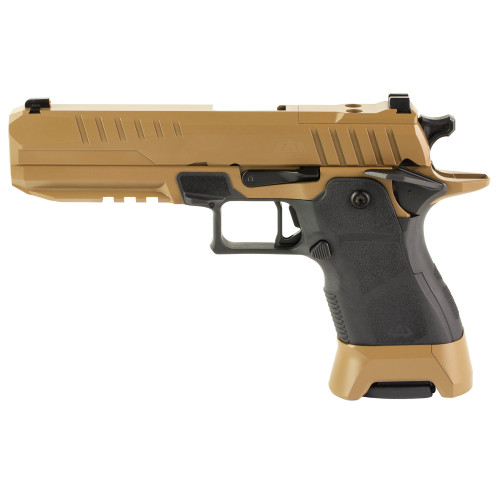 OA Defense 2311 9mm Luger Pistol 5" Barrel 17+3 Round High Desert Bronze Slide Black Grip 7075 Aluminum Frame - Image 1