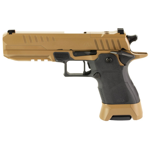 OA Defense 2311 9mm Luger Pistol 5" Barrel 17+3 Round High Desert Bronze Slide Black Grip 7075 Aluminum Frame