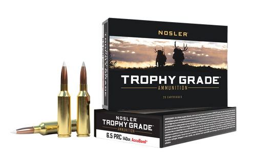Nosler 6.5 PRC Ammunition 140 Grain AccuBond Box of 20