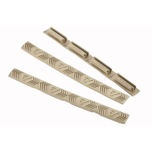 Wilson Combat M-Lok Rail Cover 4-Slot FDE 3-Pack Wilson Combat M-Lok Rail Cover 4-Slot FDE 3-Pack