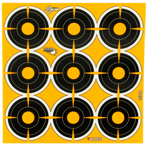 Allen EZ-Aim 2 Bullseye Targets 12 Sheets