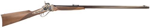 Taylor's & Company 210120 1863 Sharps Sporting Black Powder Rifle 45 Caliber 32" Blued Octagon Barrel Walnut Stock