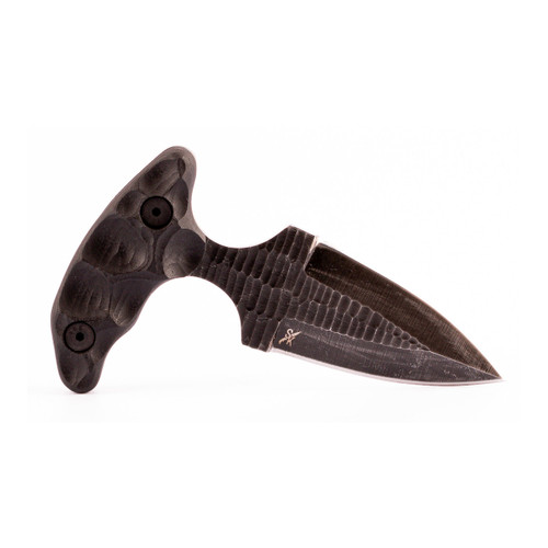 Stroup SD1 Fixed Blade Knife 2.5" Black Blade