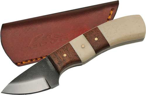 SZCO Sawmill Skinner Fixed Blade Knife 2" Bone Handle