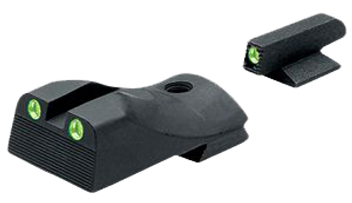 Meprolight Tru-Dot "Slant" Night Sight Set 1911 Kimber Front and Rear Cuts Steel Blue Tritium Green