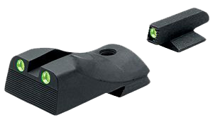 Meprolight Tru-Dot "Slant" Night Sight Set 1911 Kimber Front and Rear Cuts Steel Blue Tritium Green