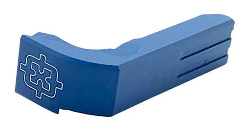 Cross Armory CRGMCBL Extended Magazine Catch Glock Gen 1-3 Blue