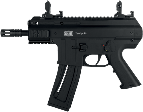 Bls Supply TacOps Pk 22 LR Pistol 5" Barrel 22+1 Round Black Anodized Steel Barrel Black Aluminum Frame