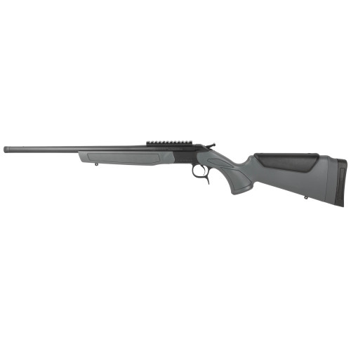 CVA Scout Single Shot Rifle 6.5 Creedmoor 20" Blued Threaded Barrel Blued Frame Stealth Gray Field Stock