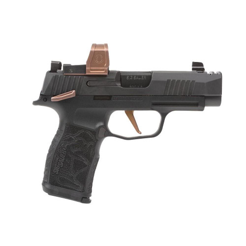 Sig Sauer P365 XL Rose 9mm Luger Pistol 3.1" Barrel 12+12 Round Black with RomeoZero Elite