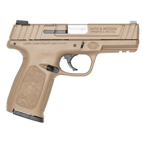 Smith & Wesson SD9VE 9mm Luger Pistol 4" Barrel 16+1 Round Flat Dark Earth