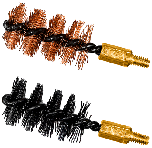 Otis Bore Brush 20 Gauge 8-32mm Thread Nylon Bronze 2-Pack