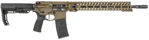 Patriot Ordnance Factory Minuteman Direct Impingement Rifle 5.56x45mm NATO 16.5" Barrel 30+1 Capacity Black