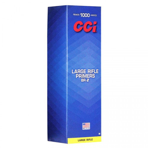 CCI Bench Rest BR-2 Large Rifle Primer 100 Per Box 10 Boxes Per Case, Total 1000