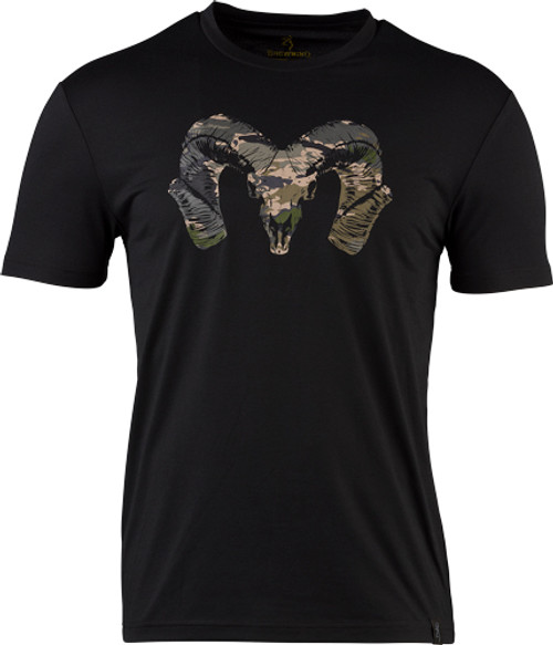 RAM LOGO BLACK X-LARGE<BROWNING SS PERF CAMP SHIRT - Image 1 RAM LOGO BLACK X-LARGE<BROWNING SS PERF CAMP SHIRT - Image 1