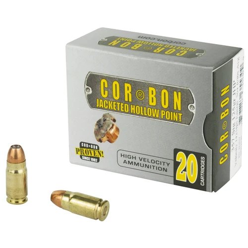 Corbon 357 Sig Ammo 125 Grain Jacketed Hollow Point Box of 20