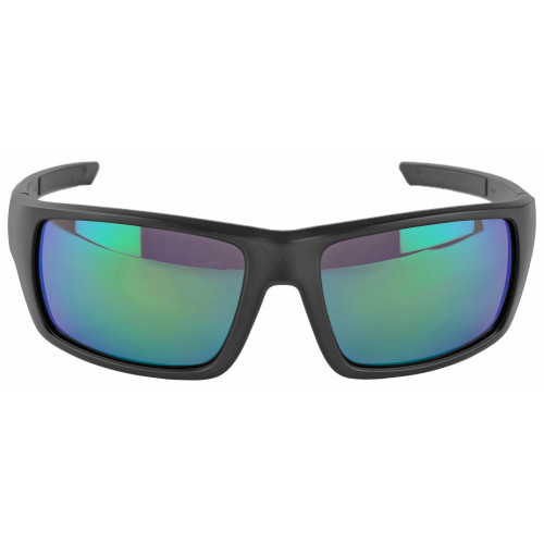 Magpul Apex Shooting Glasses Black Frame Violet/Green Lenses - Image 1
