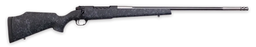 Weatherby Mark V Accumark Bolt Action Rifle 300 PRC 26" Threaded Fluted Stainless Barrel Graphite Black Receiver Gray Webbed Black Monte Carlo Stock