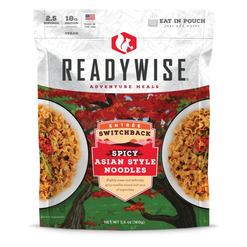 ReadyWise Switchback Spicy Asian Style Noodles Freeze Dried Food