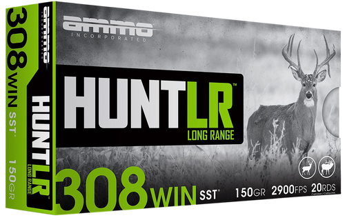Ammo Inc Hunt LR .308 Winchester Ammo 150 Grain PT 2900 fps Box of 20 Ammo Inc Hunt LR .308 Winchester Ammo 150 Grain PT 2900 fps Box of 20