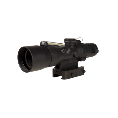 Trijicon 3x30 Compact ACOG Rifle Scope Amber Chevron .223 Reticle with Mount Illuminated Black
